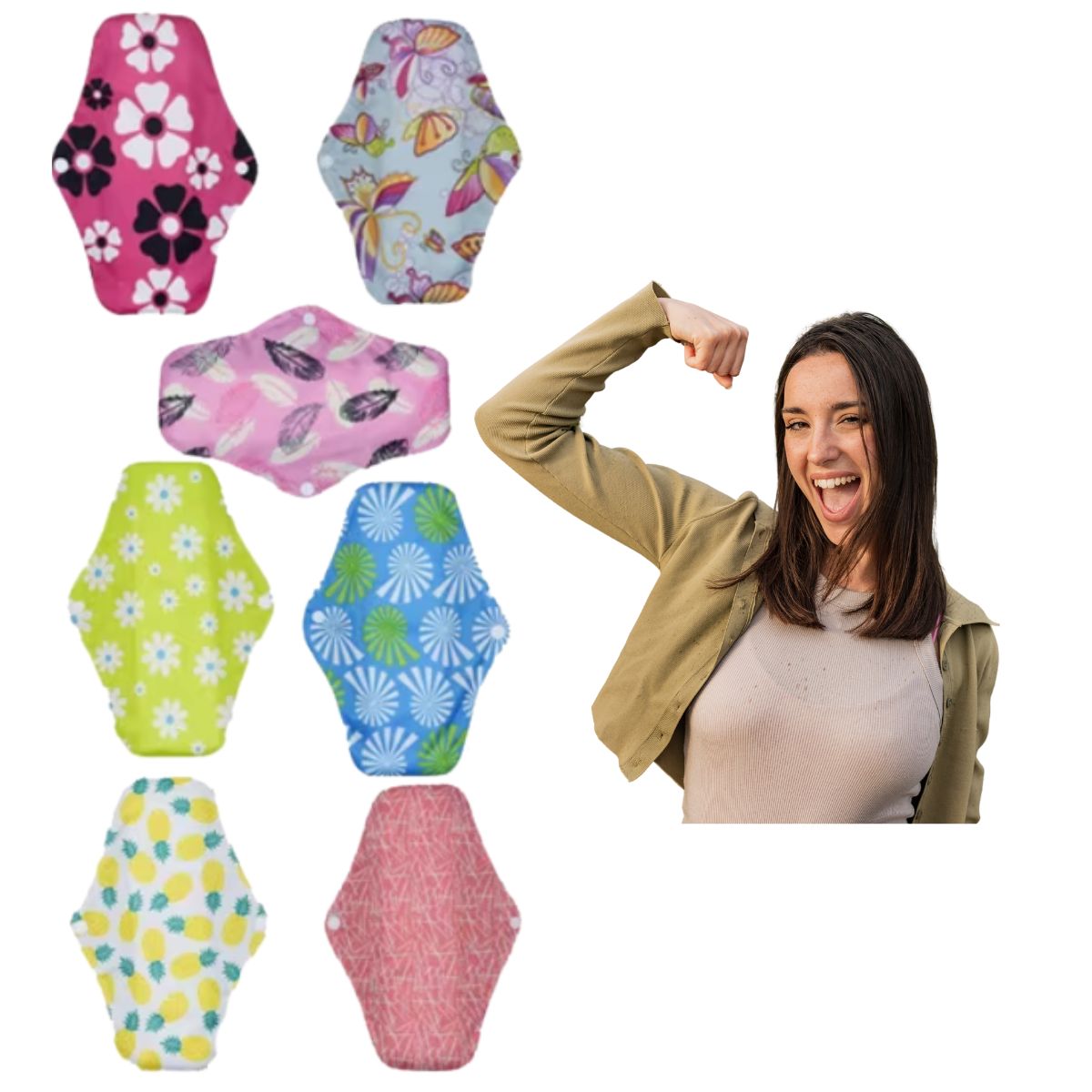 Toallas Menstruales de Bambú reutilizables