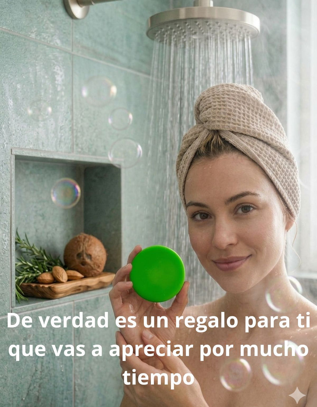 Acondicionador Sólido Coco Romero Restaurador Anticaída Natural