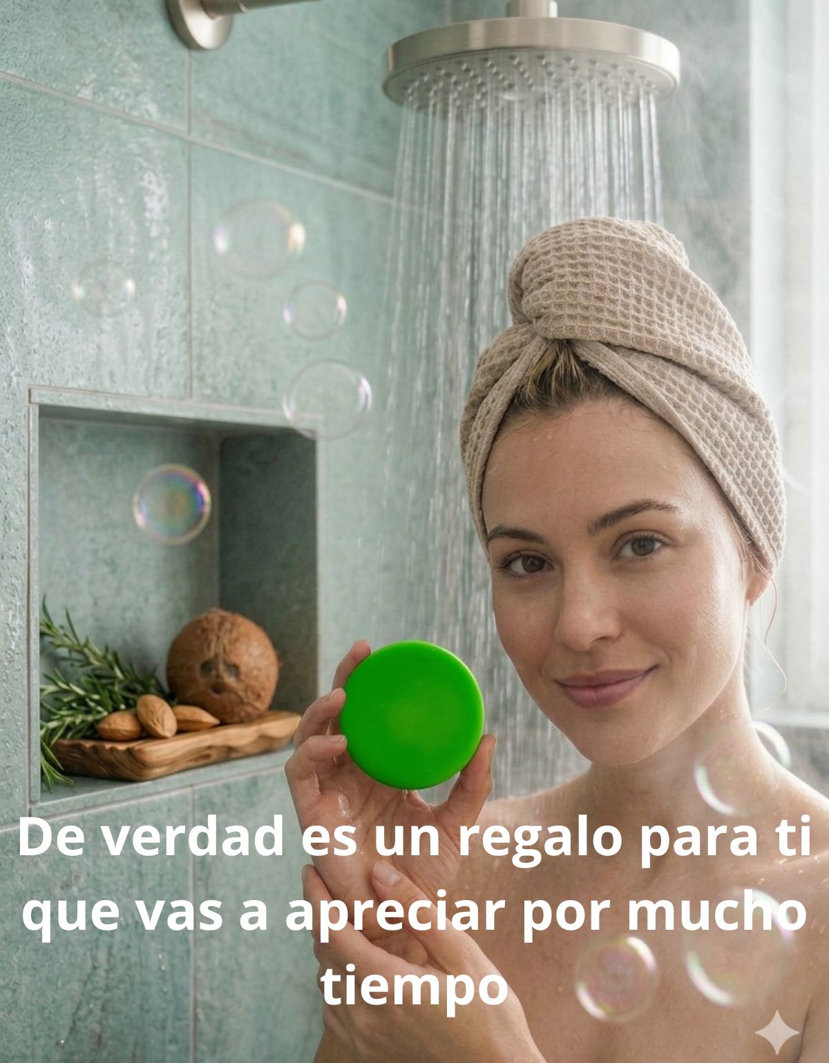 Acondicionador Sólido Coco Romero Restaurador Anticaída Natural