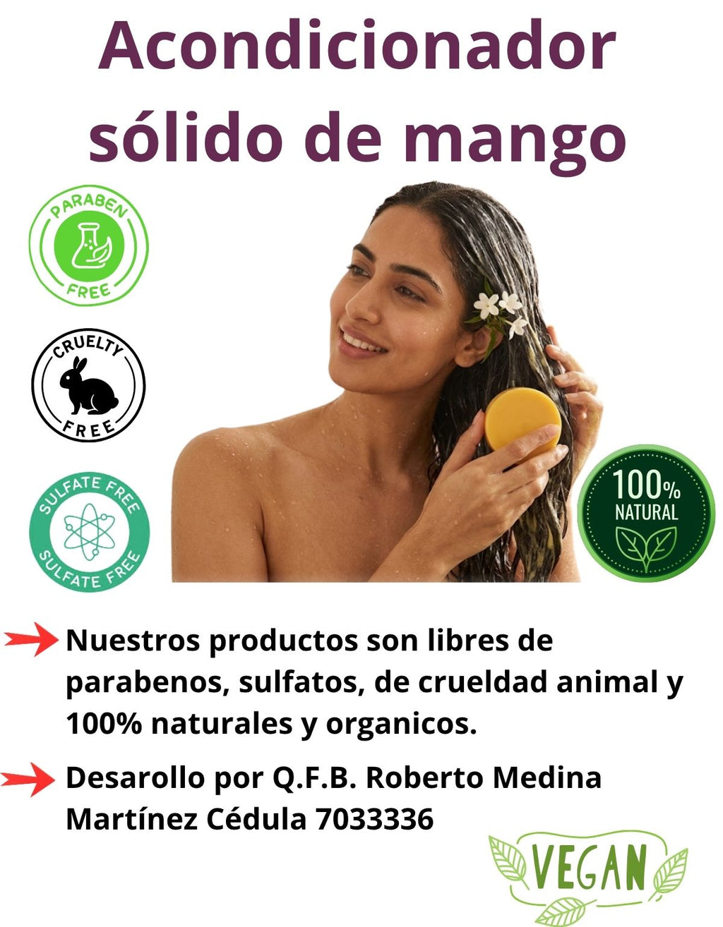 KIT SHAMPOO Y ACONDICIONADOR SOLIDO MANGO HIDRATACION PROFUNDA