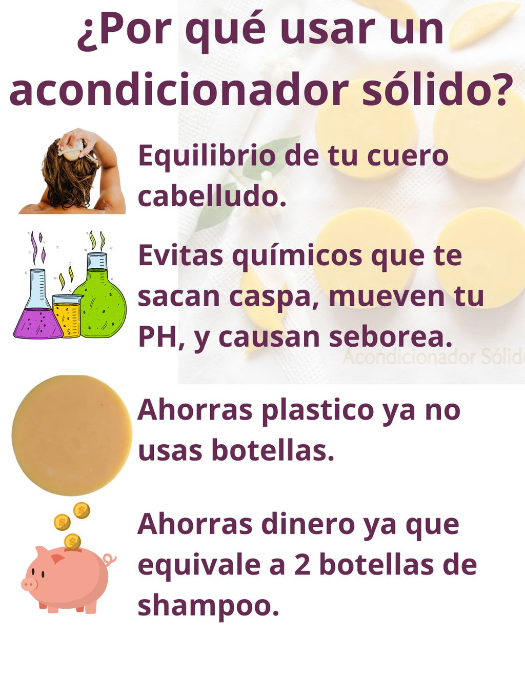 Acondicionador Solido Mango Desenredo Brillo Natural Scentia