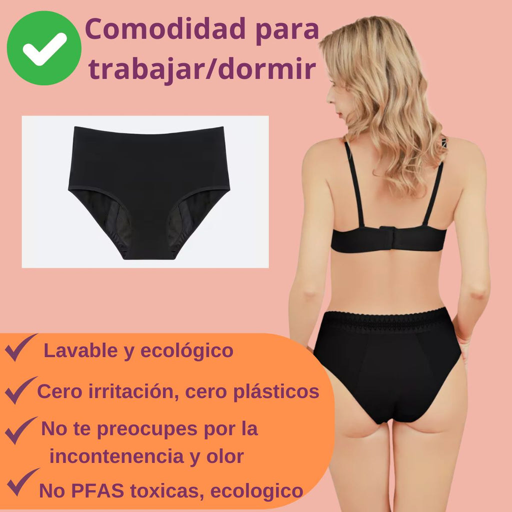 Calzon Incontinencia Urinaria Bambu Scentia Lavable 200ml
