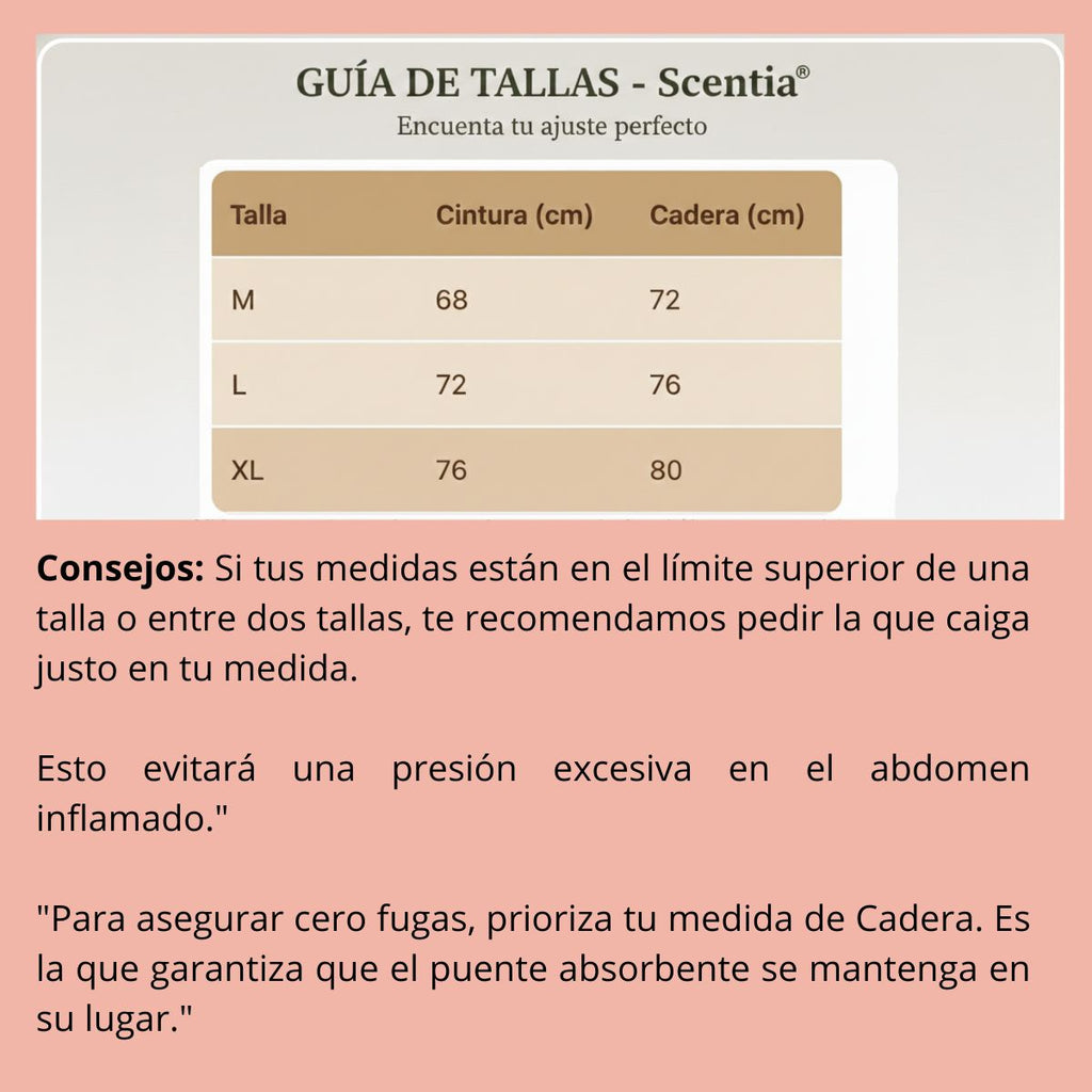 2 Pack Calzón Menstrual Scentia Bambú Seamless