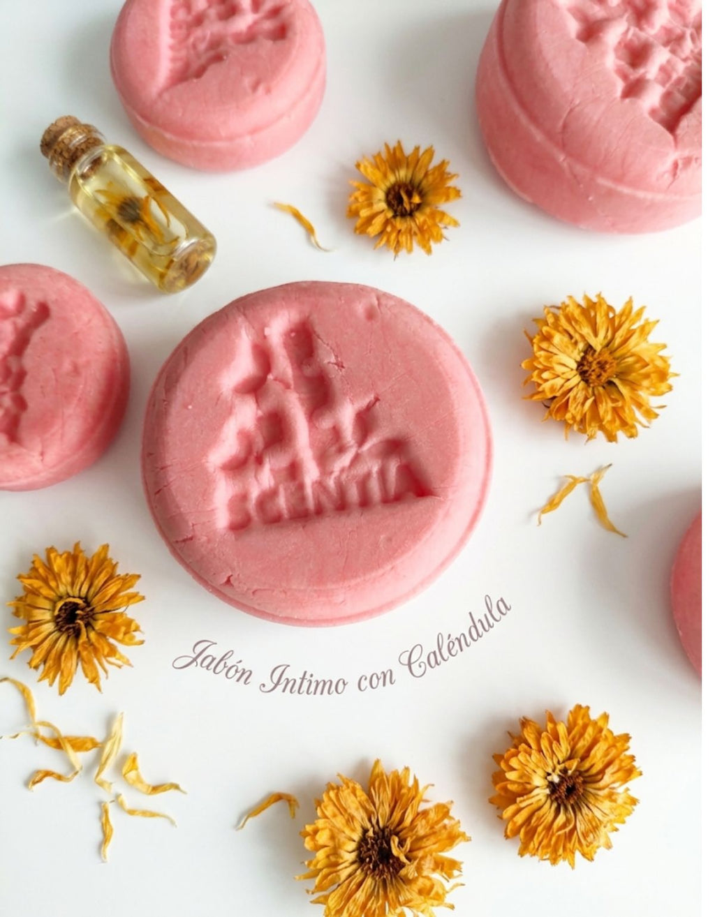 Jabón Íntimo Femenino Natural Frescura Calendula Lavanda