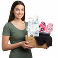 Kit 2 calzones menstruales negros + 2 toallas de bambú 1 lavadora