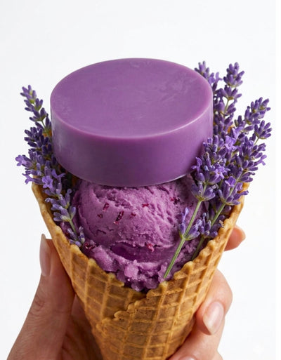 Acondicionador Sólido Lavanda Cabello Seco Sin Sulfatos