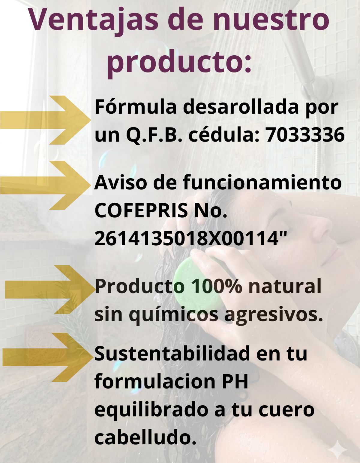 Acondicionador Sólido Lavanda Cabello Seco Sin Sulfatos