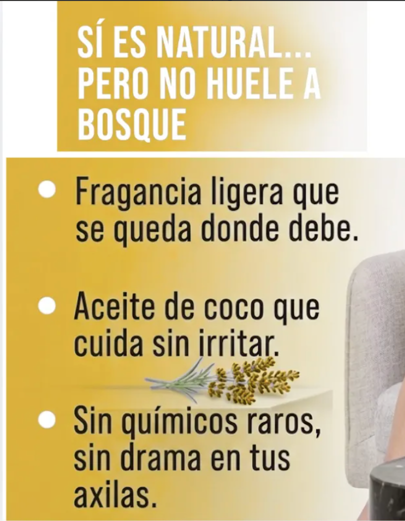 Desodorante Natural Sin Aluminio Limon Romero Scentia